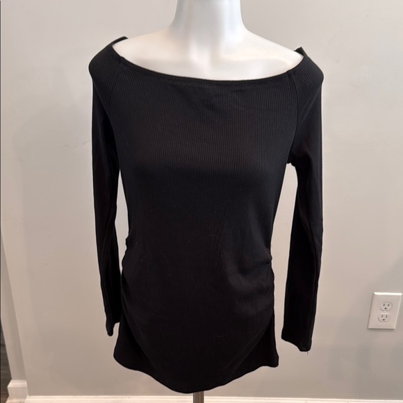 Ambiance Sweaters - Ambiance Maternity Large Elegant Black Women's Top